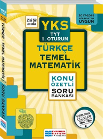 YKS TYT 1.Oturum Türkçe-Temel Matematik Konu Özetli Soru Bankası Video Çözümlü