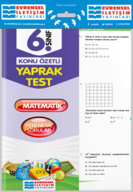 6.Sınıf Matematik Konu Özetli Yaprak Test