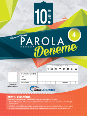 10. Sınıf Parola Deneme - 4