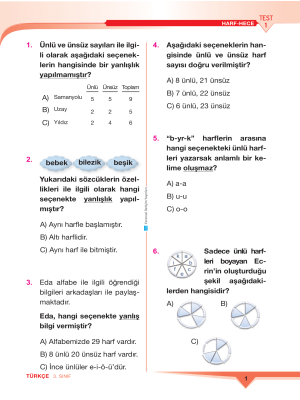 3.Sınıf Tüm Dersler Yaprak Test